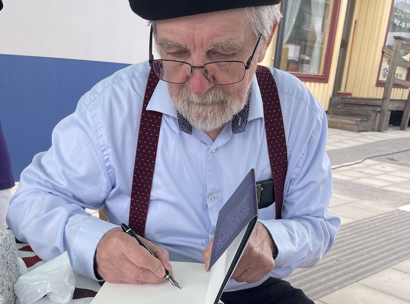 Författaren Bengt Pohjanen firar 80 år. Foto: Maria Nyström Krantz