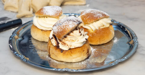 Semlor fettisdagen till ära. Foto: Jonas Borgvall Janson.